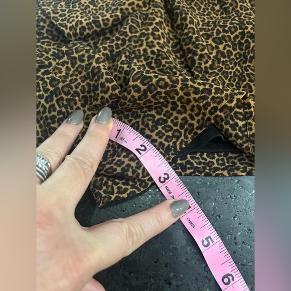 UEC SHOW ME YOUR MUMU Brown Black Lucky Leopard Kinsley Romper Lined Sz Med - Picture 11 of 13